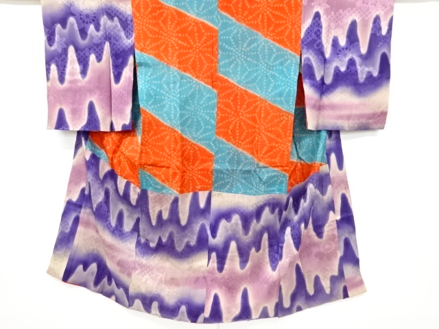 アンティーク　壷垂れ模様胴抜き長襦袢